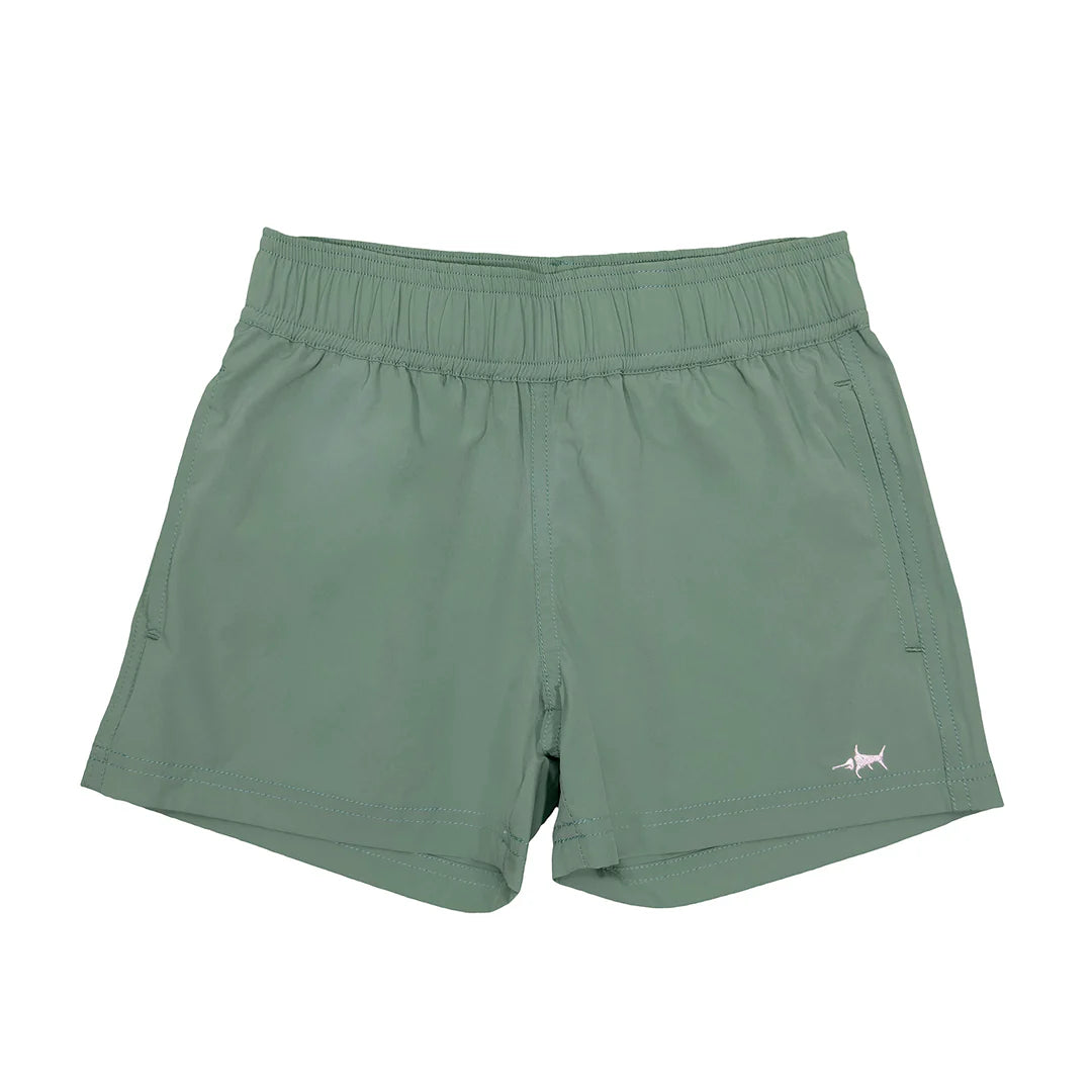 Saltwater Boys Inlet Performance Shorts UPF 50+ Green