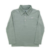 Saltwater Boys Banks LS Polo Aqua/White Stripe