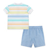 Stripe Polo Short Set (2T-4T)