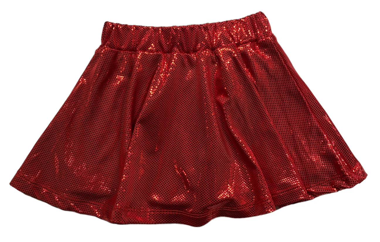 Emma Jean Kids Blakey Skort - Red Sparkle