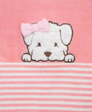 Load image into Gallery viewer, Little Me Puppy Velour Pant Set - Pink
