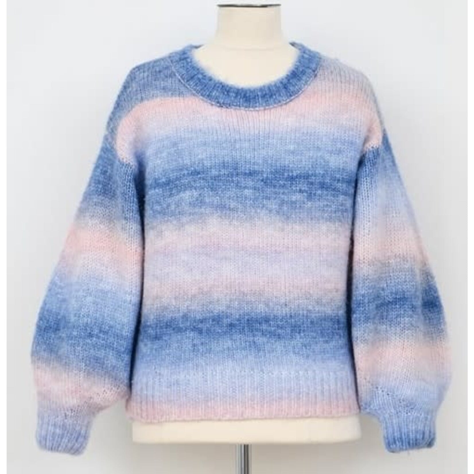 Molly Braken Girls Knit Sweater Blue