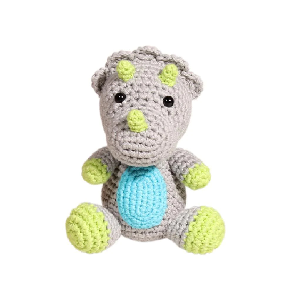 Zubels Crochet Dinosaur Rattle