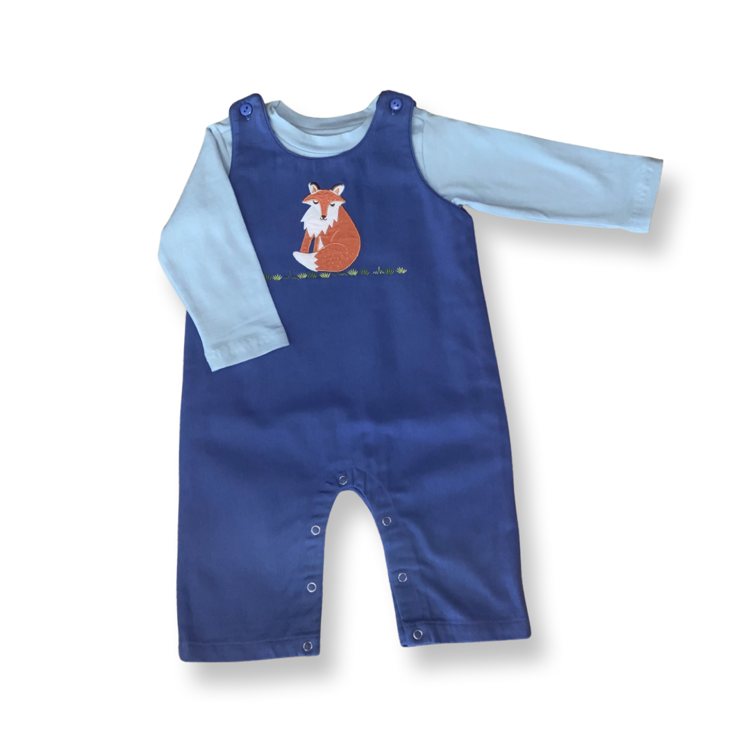 Cotton Kids Boys Fox Longall & Tee