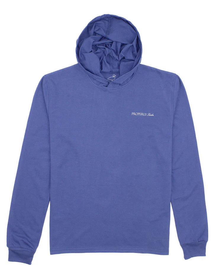 Properly Tied Boys Lake Hoodie River Blue