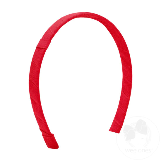 Wee Ones Classic Wrap Headband - Red