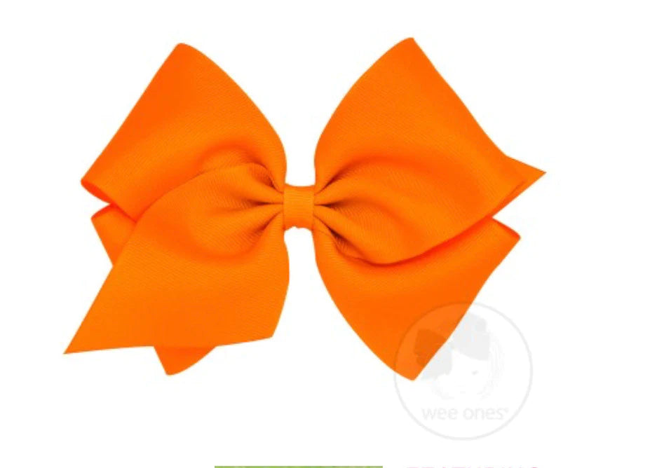 Wee Ones Bow Mini King - Orange