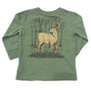 Globaltexkids Toddlers Forest Deer Top LS