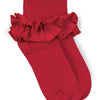 Jefferies Socks Misty Ruffle Lace Turn Cuff Socks