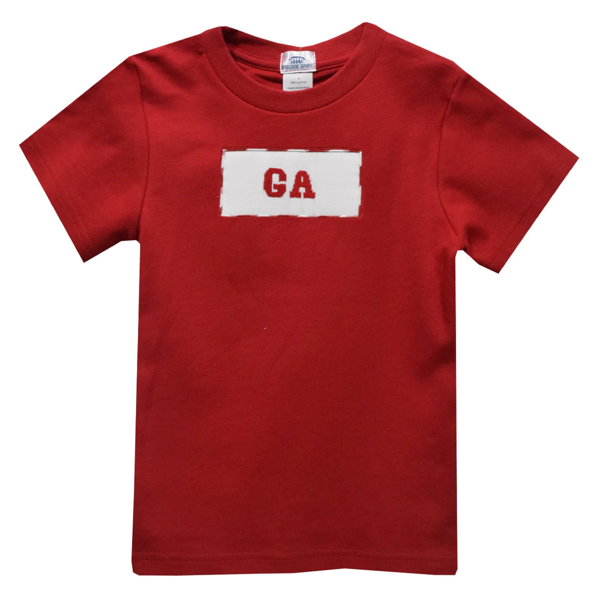 Vive La Fete Georgia Smocked Knit Red SS Tee