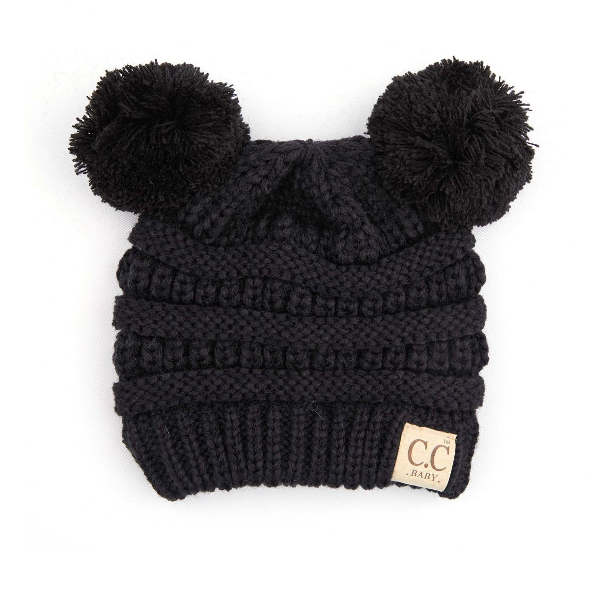 CC Baby Double Pom Pom Beanie