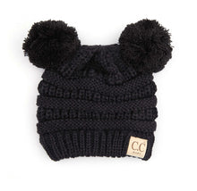 Load image into Gallery viewer, CC Baby Double Pom Pom Beanie
