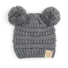 CC Baby Double Pom Pom Beanie