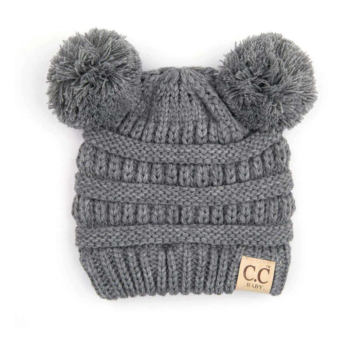 CC Baby Double Pom Pom Beanie