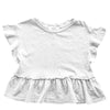 Bailey’s Blossoms Toddler Malia White Babydoll Tee