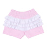 Magnolia Baby What’s the Scoop! Combo Pink Ruffle Flutters Short Set