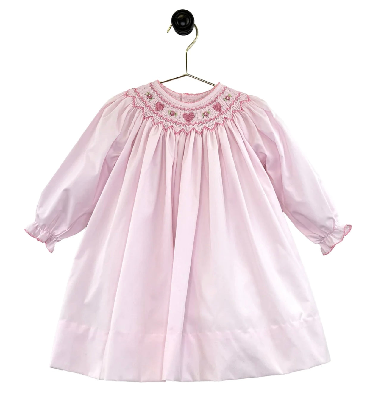 Petit Ami Heart Smocked Dress