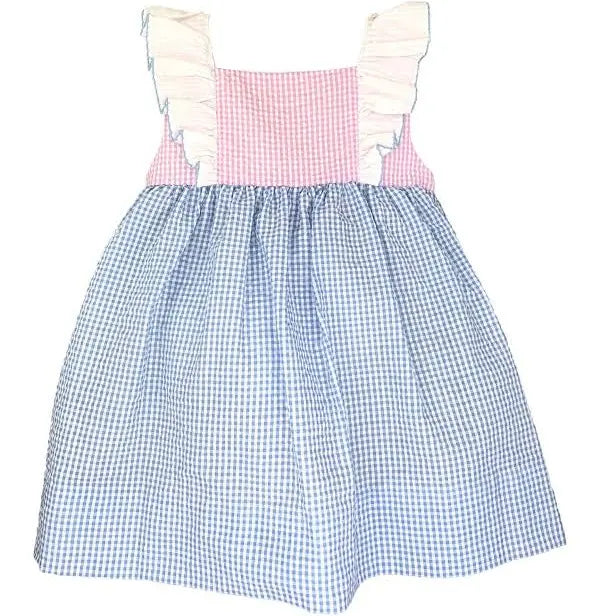 Petit Ami Seersucker Dress Toddler