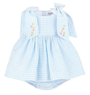 Sophia & Lucas Baby Lawn Party Bow Dress