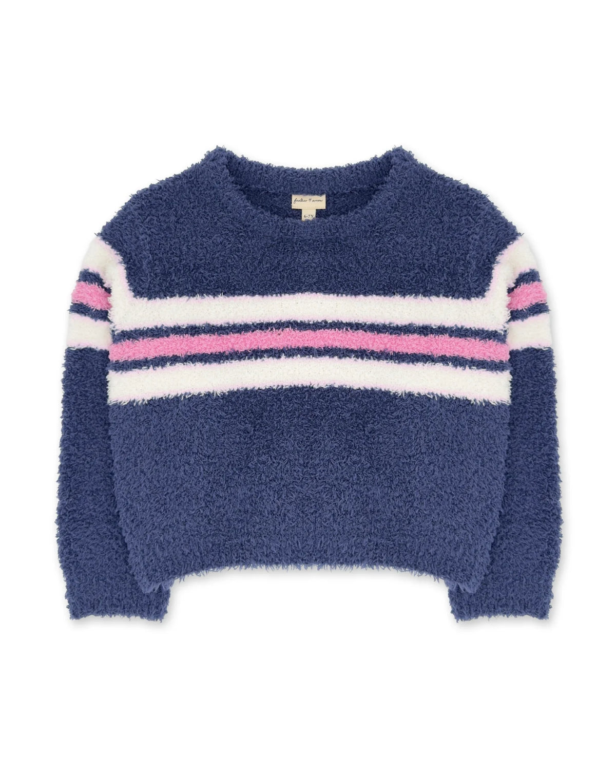 Dreamer Stripe Sweater - Crown Blue Plush