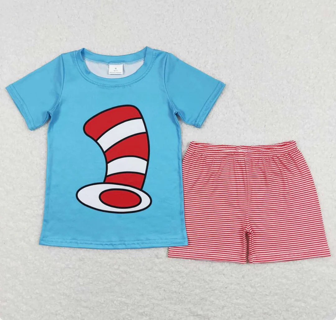 Dr.Seuss Hat Short Set