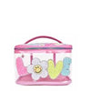 OMG ACCESSORIES Flamingo Love Clear Train Case