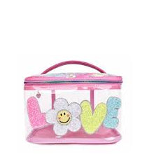 Load image into Gallery viewer, OMG ACCESSORIES Flamingo Love Clear Train Case
