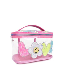 Load image into Gallery viewer, OMG ACCESSORIES Flamingo Love Clear Train Case

