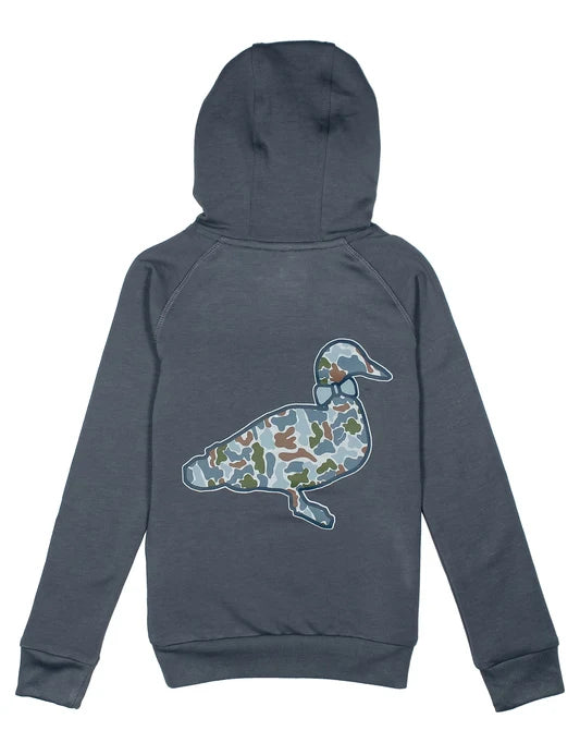 Boys Element Logo Hoodie Terra Camo Storm