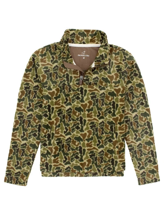 Boys Sportsman Microfleece Pullover Vintage Camo