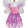 Pink Or Green Butterly Dress With Wings & Wand