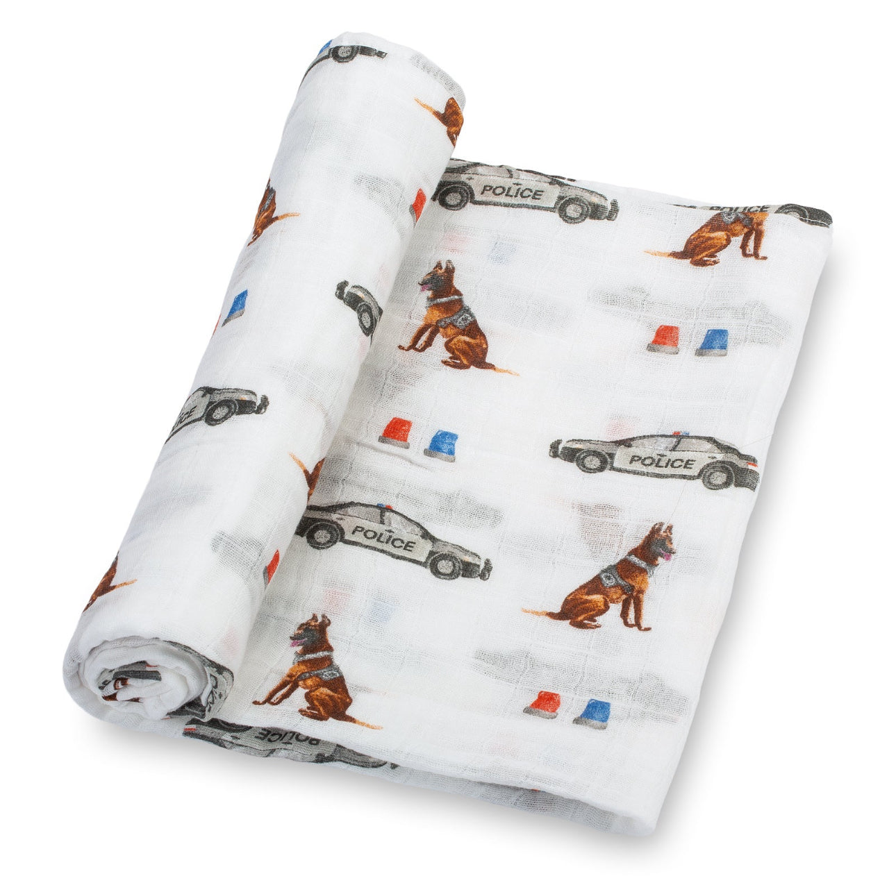 Lolly Banks Swaddle Blanket - Policeman