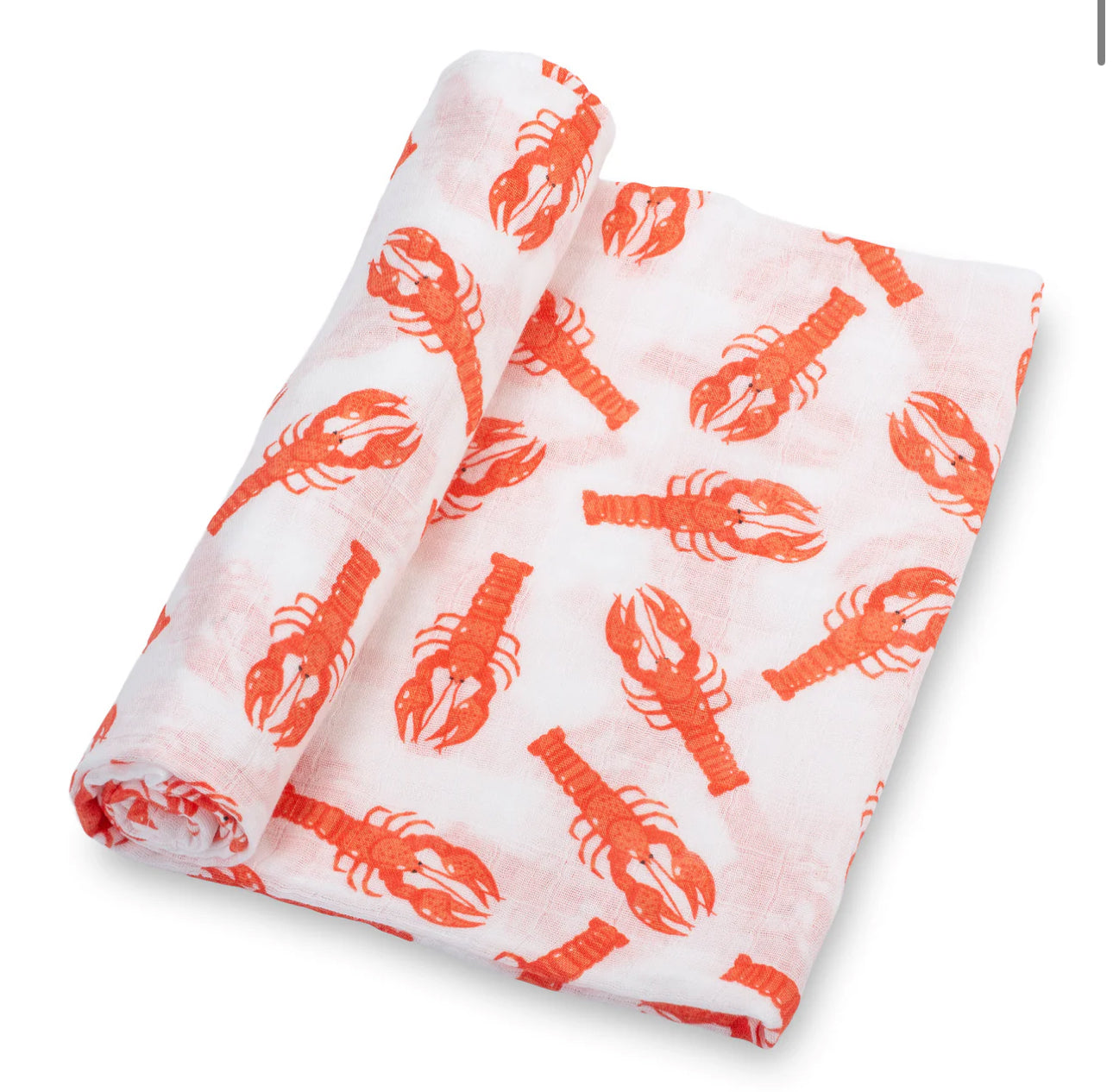 Lolly Banks Swaddle Blanket - Lobster Roll