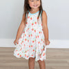 Strawberries and Bows Razorback Twirl Dress