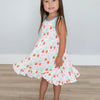 Strawberries and Bows Razorback Twirl Dress