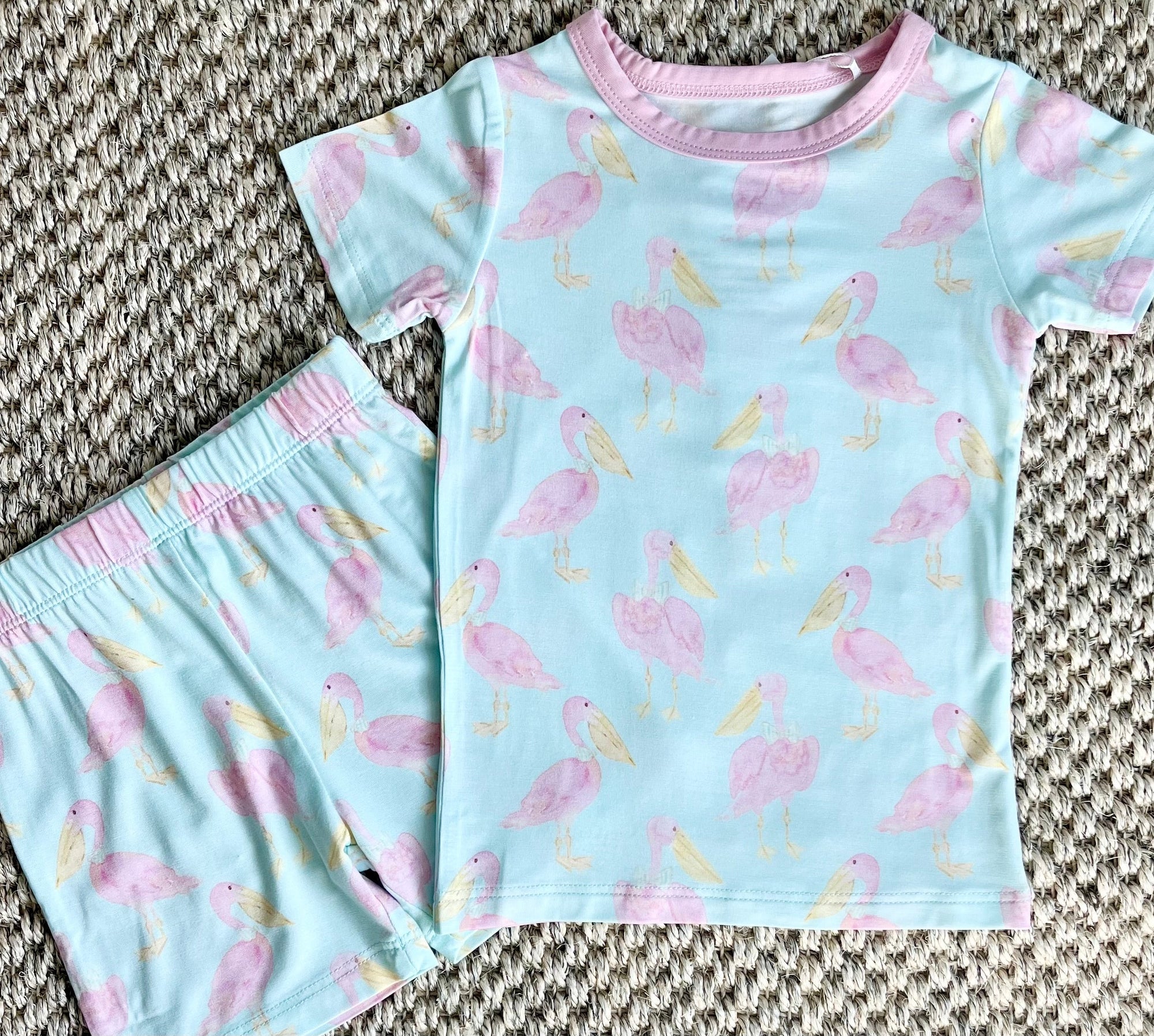 Pink Pelican Two Piece Pajama Short Set