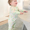 Mint Pelican Zipper Onesie
