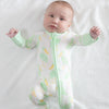 Mint Pelican Zipper Onesie