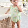 Mint Pelican Bubble Romper