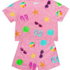 TERRY CLOTH BEACH SET