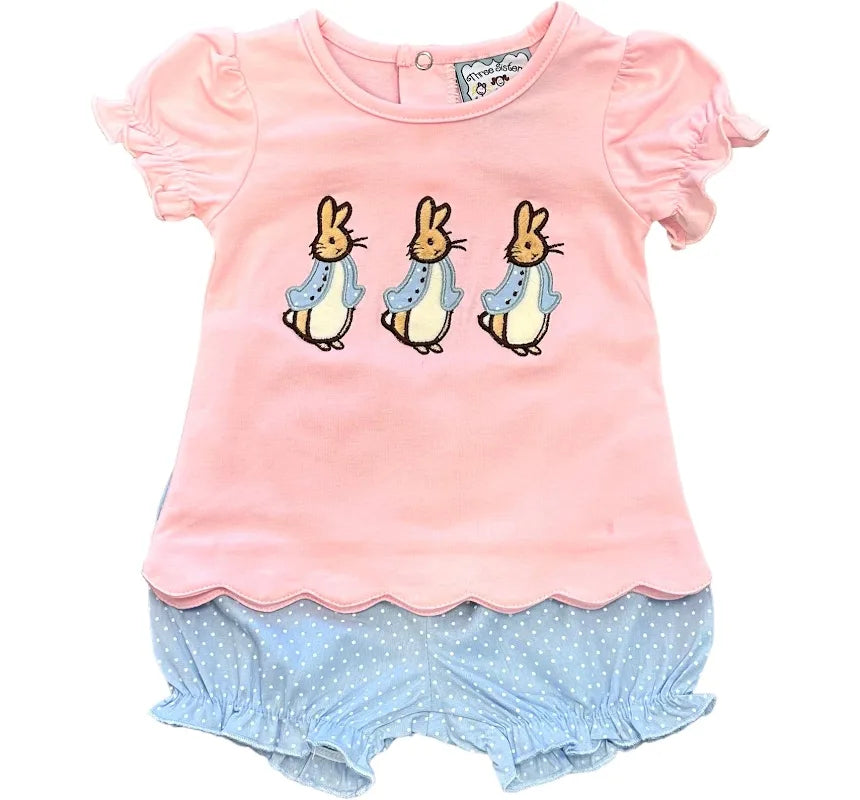 Three Sisters Peter Rabbit Girls Bloomer Set