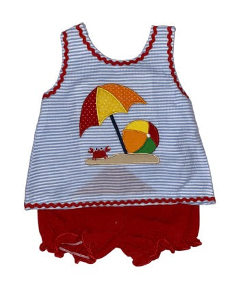 Three Sisters Beach Days Girls Bloomer Set