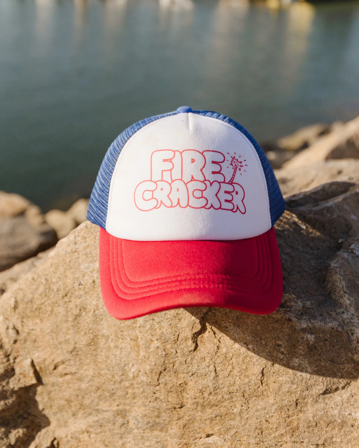 Fire Cracker Trucker Hat