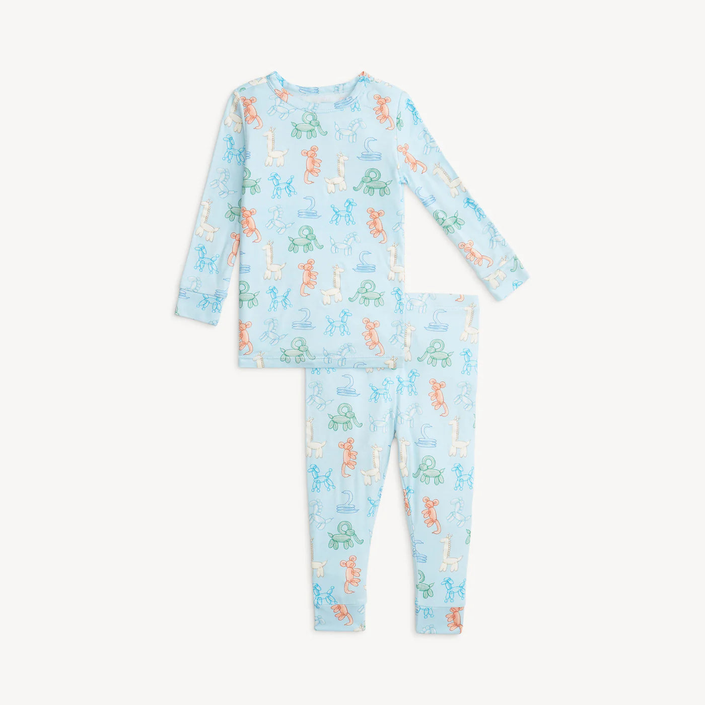 Blue Party Animals Glow in the Dark Modal Magnetic PJ Set