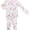 Nutcracker Ruffle Pink Girls Pajama Set