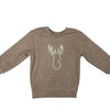 Deer Embroidery Sweater