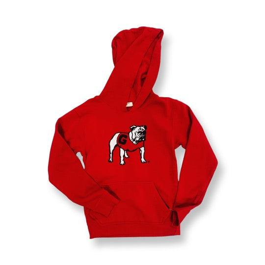 Wes & Willy GA Fleece Hoodie Cherry