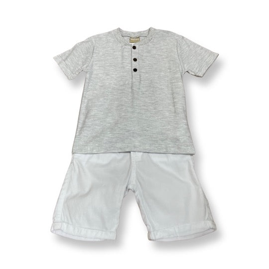 Milon Boys T-Shirt White Melange