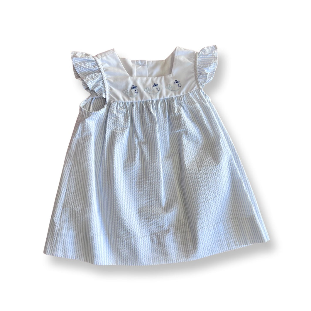 Baby Blessings Jamie Blue Ocean Dress