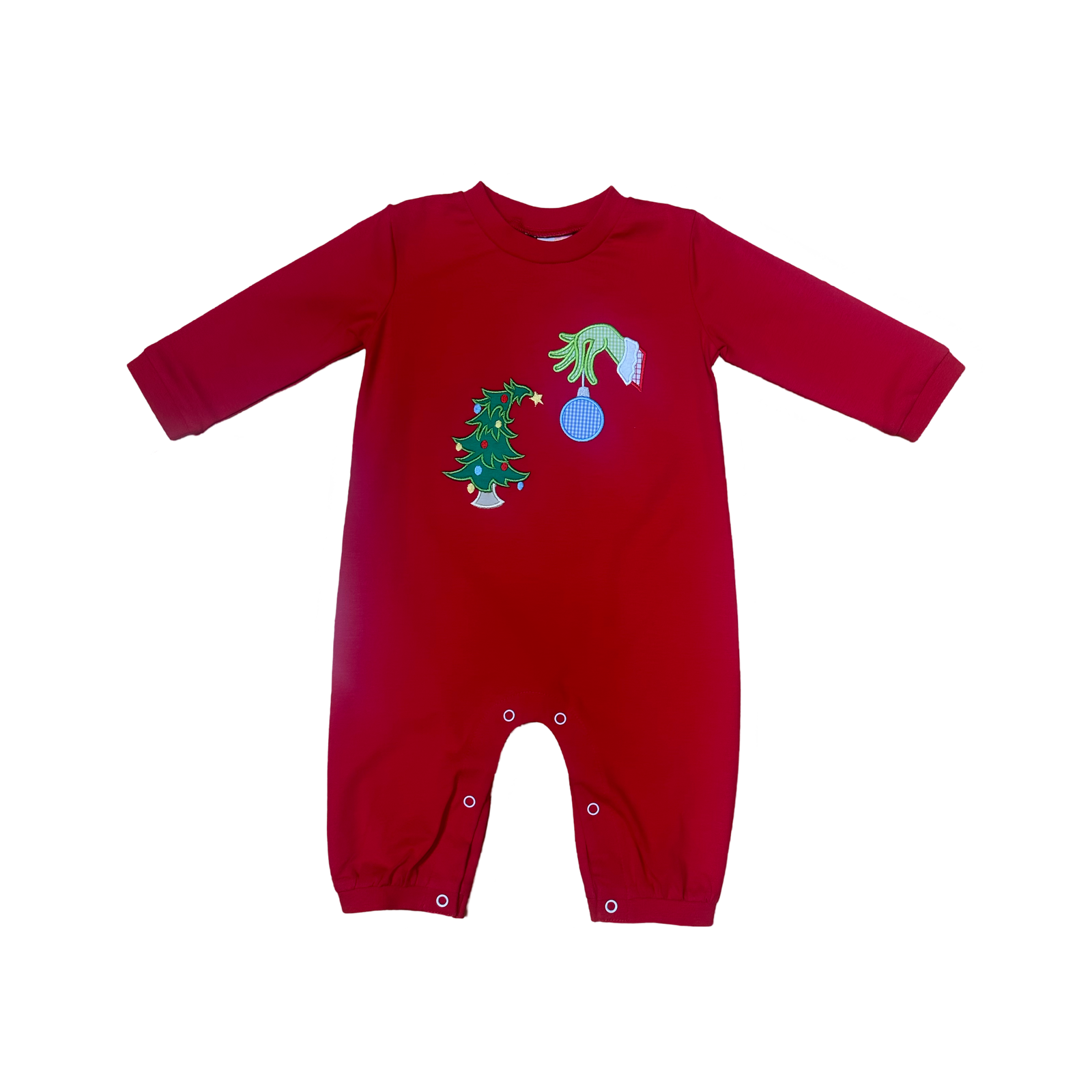 Banana Split Green & Grumpy Boys Romper